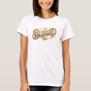 Camiseta Composición de arte 2D clásico BLESSED