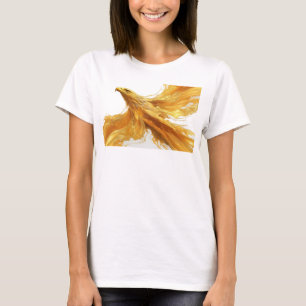 Camiseta Composición de arte abstracto de águila dorada jug