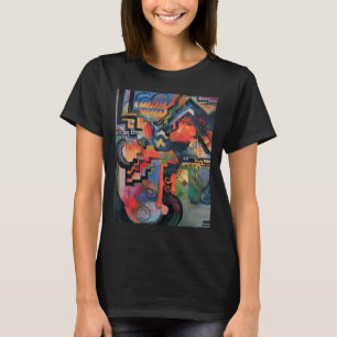 Camiseta Composición de colores de August Macke, arte vinta