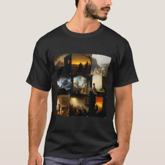 Camiseta Composición de la pintura de inteligencia artifici