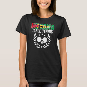 Camiseta Composición del equipo de ping pong guyanés de Guy