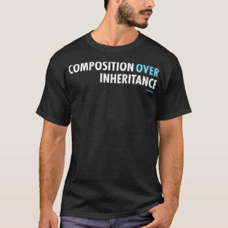 Camiseta Composición sobre el programador de principios de