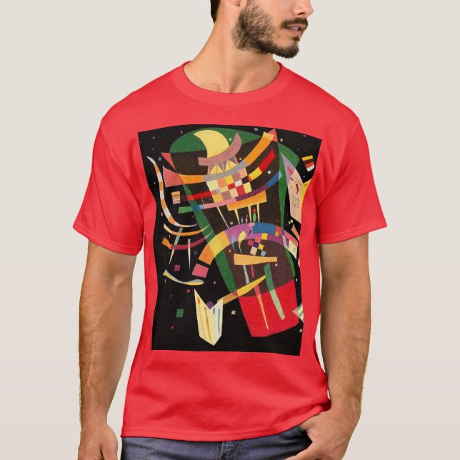 Camiseta Composición X Abstracción biomórfica - Kandinsky (Anverso)