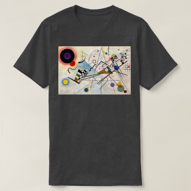 Camiseta Composition 8 by Vasily Kandinsky (Diseño del anverso)