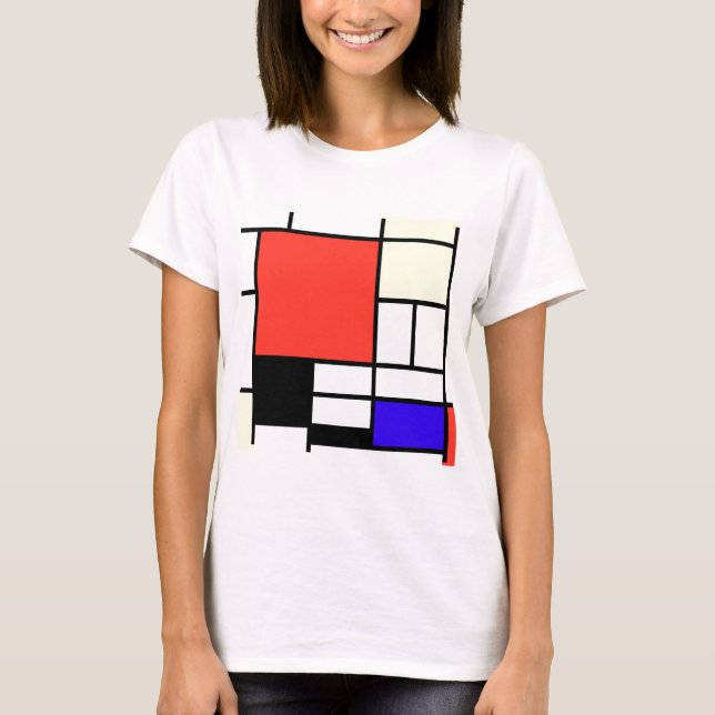 Camiseta Composition , Mondriaan (Anverso)