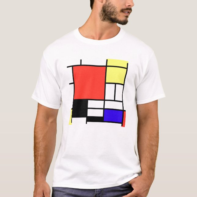 Camiseta Composition , Mondriaan (Anverso)