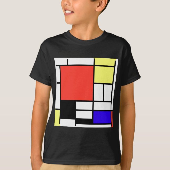 Camiseta Composition , Mondriaan (Anverso)
