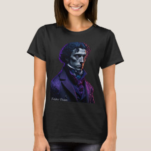 Camiseta Compositor de retrato pianista de Chopin Frederic 
