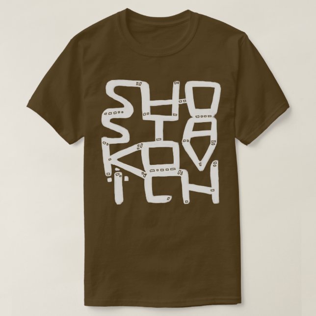 Camiseta Compositor Dmitri Shostakovich (Diseño del anverso)