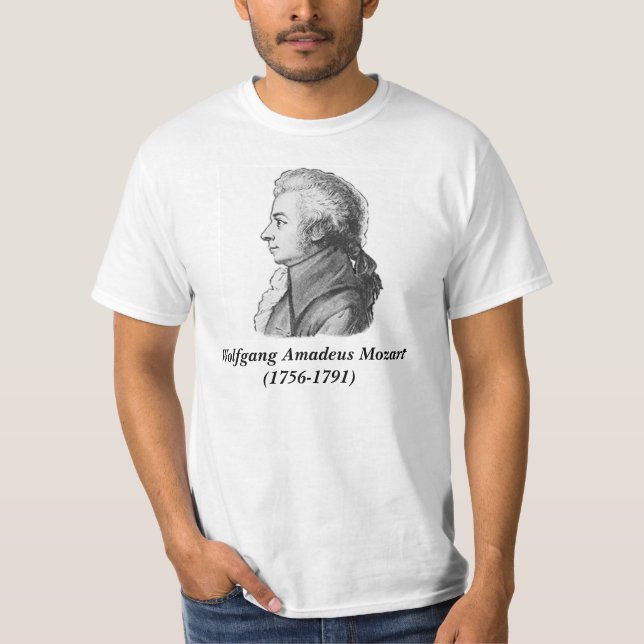 Camiseta Compositor - Mozart (Anverso)
