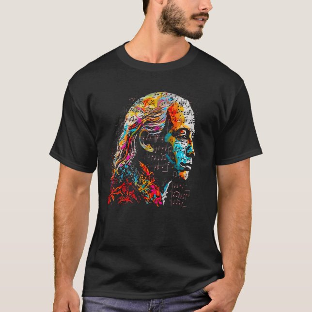 Camiseta Compositor musical Art Antonio Vivaldi (Anverso)