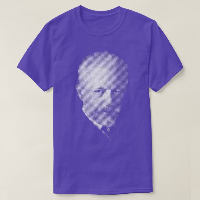 Camiseta compositor Tchaikovsky (Diseño del anverso)