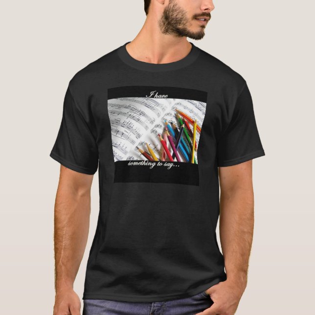 Camiseta Compositor - tengo algo que decir (Anverso)