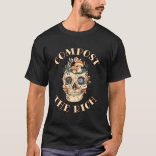 Camiseta Compost Los Ricos - Calavera De champiñón