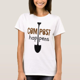 Camiseta Compost sucede una mullida pala de humor