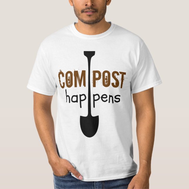 Camiseta Compost sucede una mullida pala de humor (Anverso)