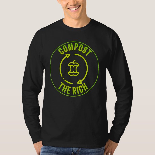 Camiseta Compost The Rich Expert Composter Composting Worms (Anverso)