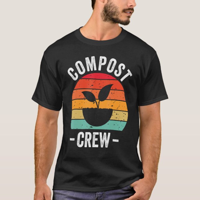 Camiseta Compostaje de compostaje de expertos de composició (Anverso)