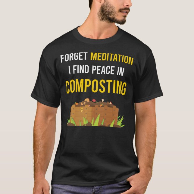 Camiseta Compostor de compost de meditación (Anverso)
