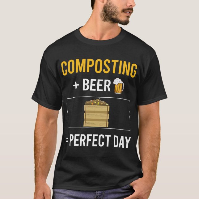 Camiseta Compostor de compost en el Día de la Cerveza (Anverso)