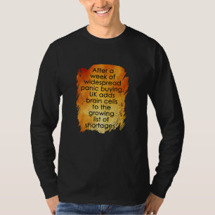 Camiseta Compra De Pánico En El Reino Unido