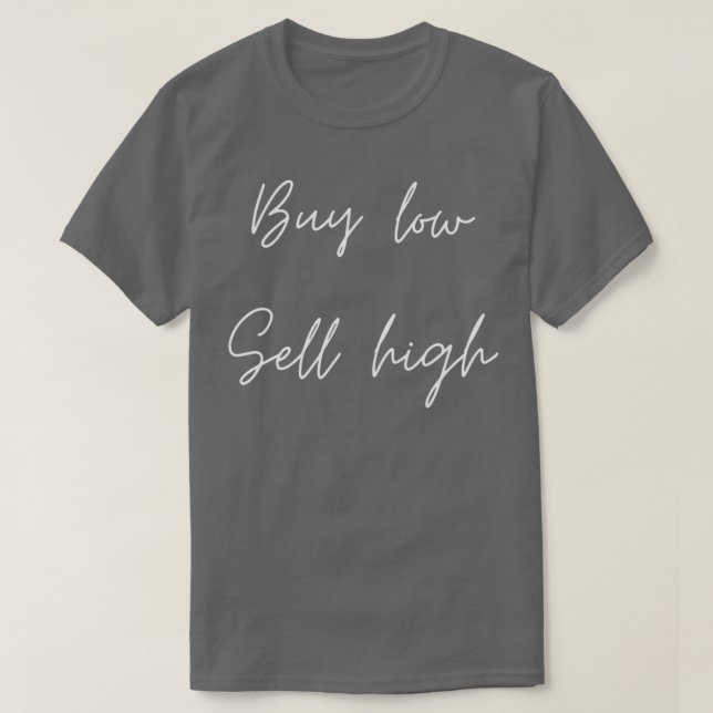 Camiseta Compra de valores de venta baja (Diseño del anverso)