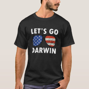 Camiseta Compra divertida sarcástica Vamos Darwin Hombres y