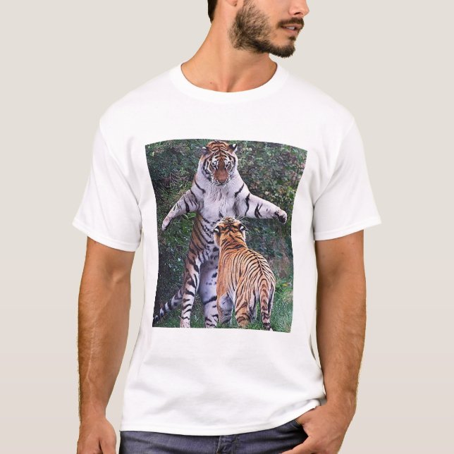Camiseta ¡Compra el tigre perfecto! (Anverso)