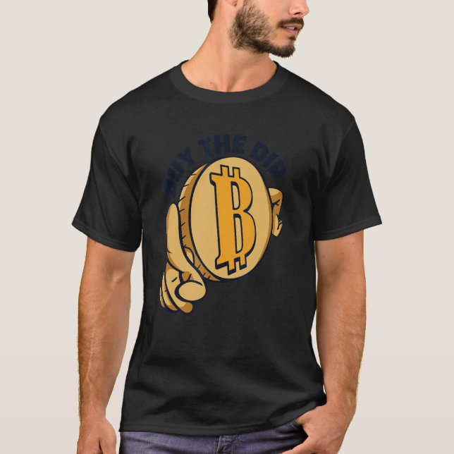 Camiseta Compra La Moneda De Cripto Dip Blockchain Bitcoin (Anverso)