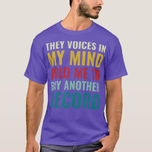 Camiseta Compra otro registro Funny Vinyl Lover Retro LP Co