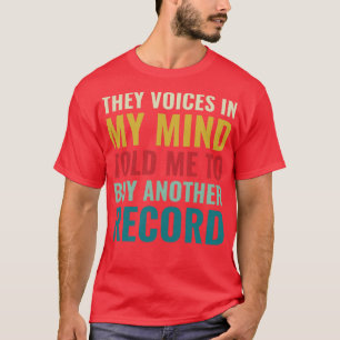 Camiseta Compra otro registro Funny Vinyl Lover Retro LP Co