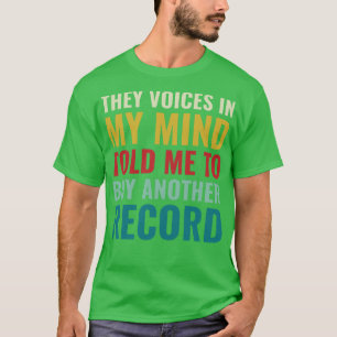Camiseta Compra otro registro Funny Vinyl Lover Retro LP Co