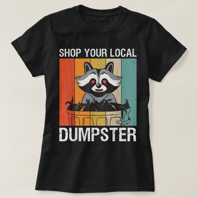 Camiseta Compra tu Buceo con Dumpster local (Diseño del anverso)