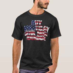 Camiseta Compra una bebida estadounidense más bourbon USA W