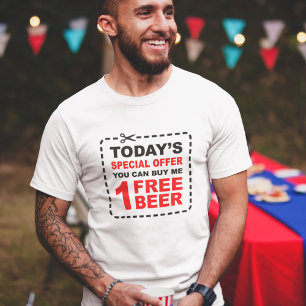 Camiseta Compra Una Cerveza - Bebida Graciosa