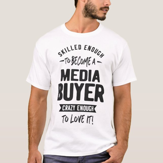 Camiseta Comprador de medios (Anverso)
