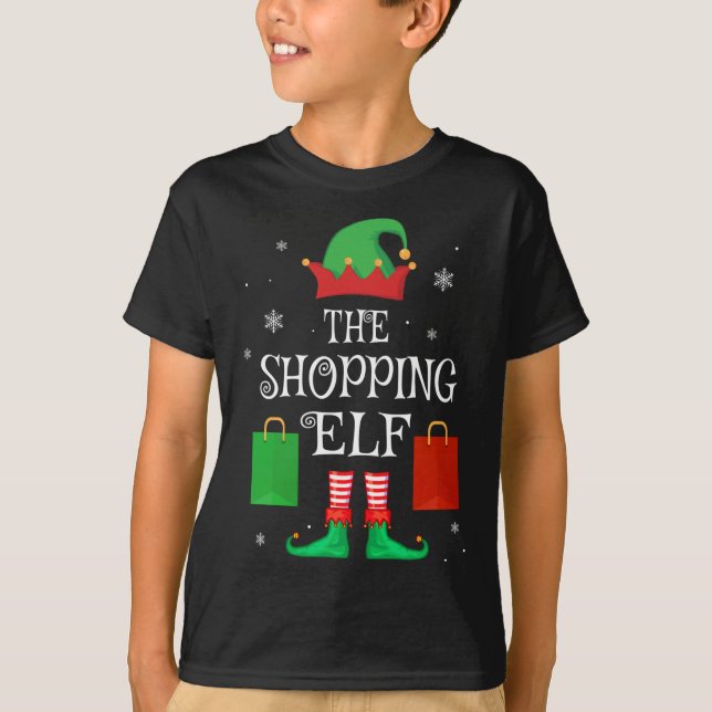 Camiseta Comprador de Navidades de la familia Elf (Anverso)