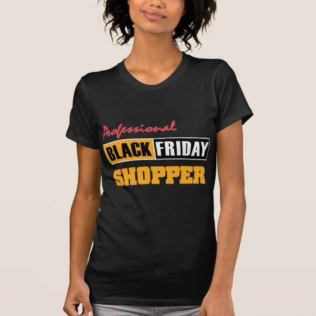 Camiseta Comprador negro profesional de viernes (Anverso)