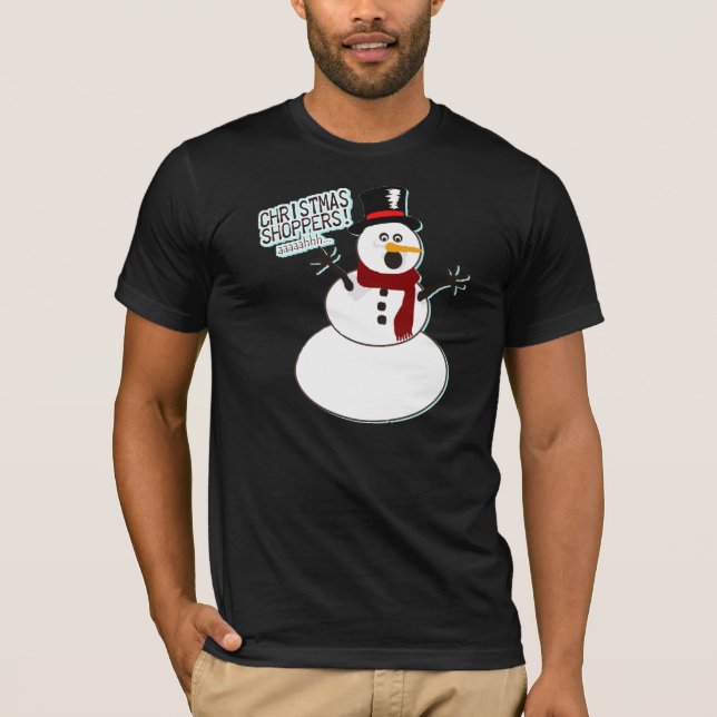 Camiseta ¡Compradores Ahhhhhh del navidad! (Anverso)