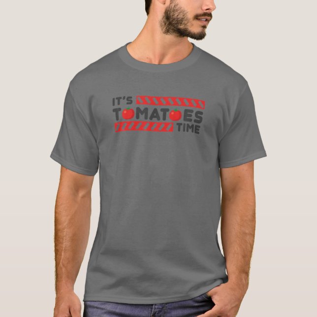 Camiseta Cómpralo gracioso de tomate es tiempo de tomates (Anverso)