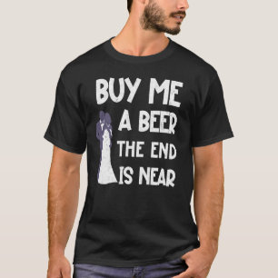 Camiseta Cómprame La Cerveza Novio Divertida Despedida de S