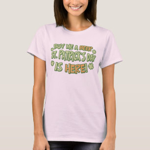 Camiseta Cómprame una cerveza San Patrick's Day Ladies Orga