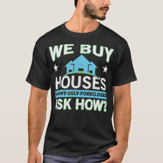 Camiseta Compramos Casas Inmobiliarias Inversionistas Inmob