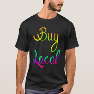 Camiseta Comprar a Agricultores Locales Profesional Vegano