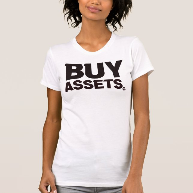 Camiseta Comprar activos -camisetas (Anverso)