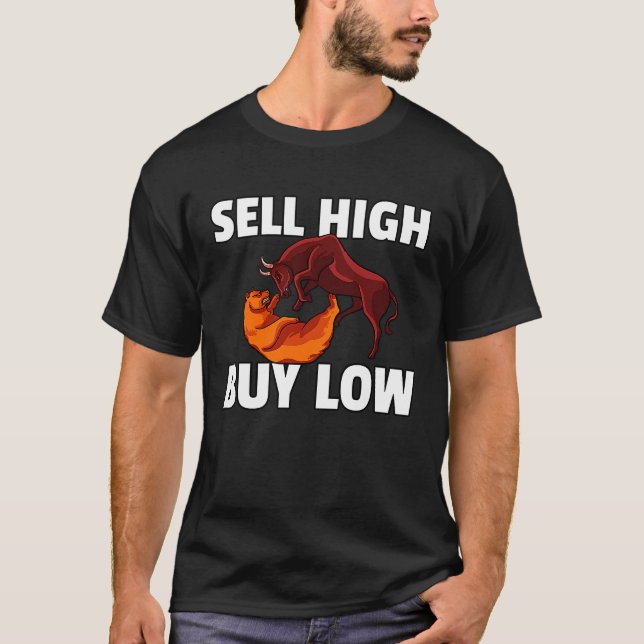 Camiseta Comprar Alta Vendida Baja Para Forex Investment Da (Anverso)