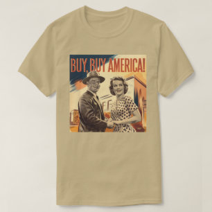 Camiseta Comprar, comprar América