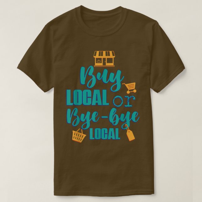 Camiseta Comprar diseño gráfico para granjeros locales (Diseño del anverso)