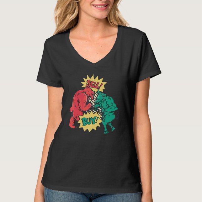 Camiseta Comprar Dividendo de Inversor de la Bolsa de Valor (Anverso)