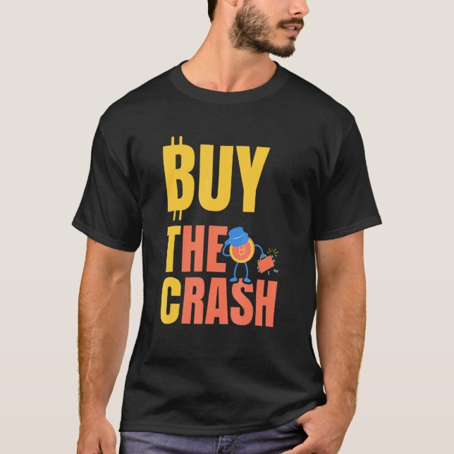 Camiseta Comprar El Crash Cripto Bitcoin Btc (Anverso)